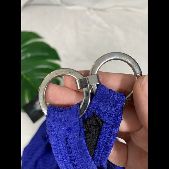 NWD $50 Aqua Green Textured One Piece Swimsuit in‎ Blue [SZ Small ] - Picture 11 of 12